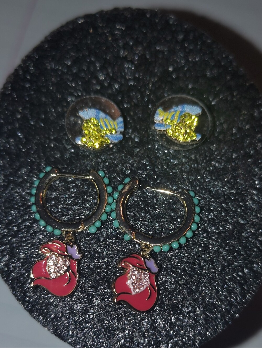 Disney x BaubleBar Ariel & Flounder Earrings Set The Little Mermaid
